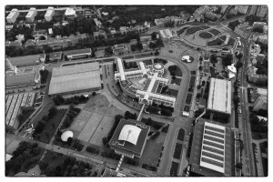 BVV - hlavní brána a pavilony A,B...
