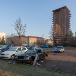 Přestavba jedné budovy v roce 2015